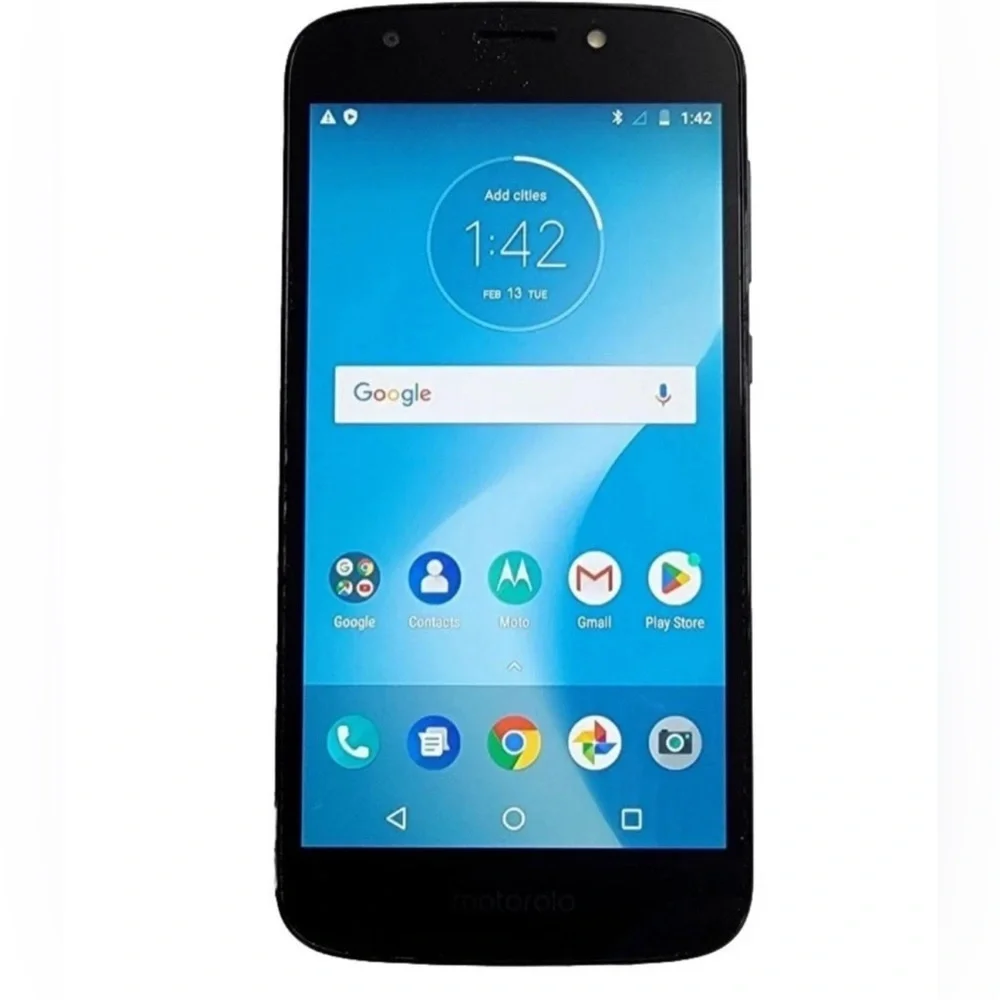 Motorola Moto E5 Play XT1921-5 Smartphone (unlocked) - 16GB Blue No Rear Panel